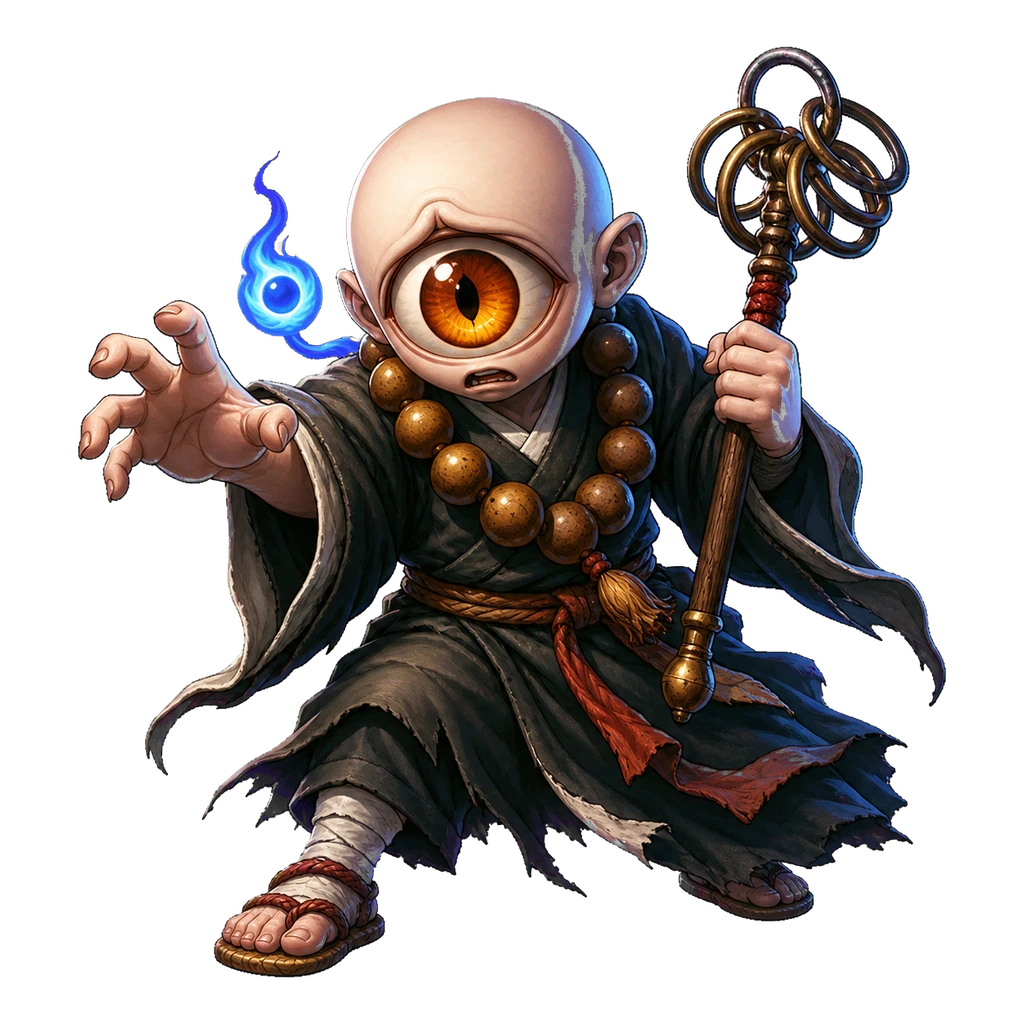 Hitotsume-kozo yokai character