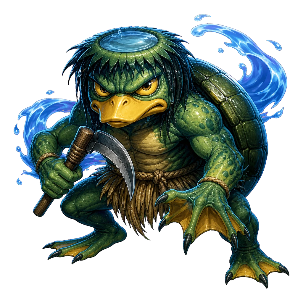 Kappa yokai character