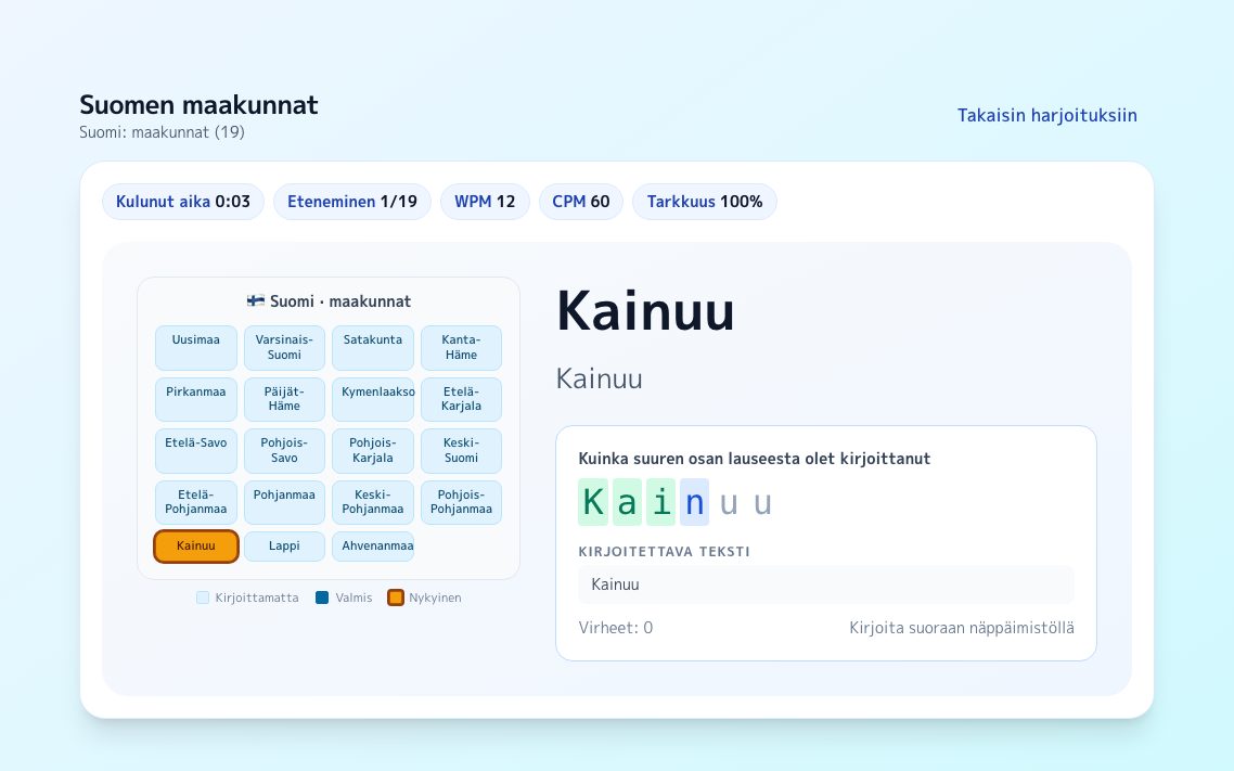 Kuvakaappaus: Suomen maakunnat