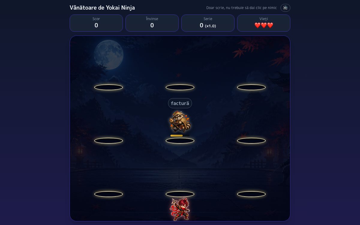 Captură de ecran: Vânătoare de Yokai Ninja